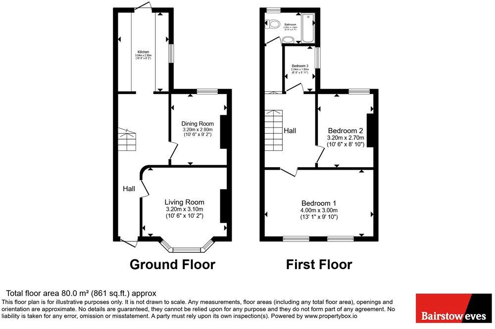 Bensham Lane, Thornton Heath, CR7 floorplan