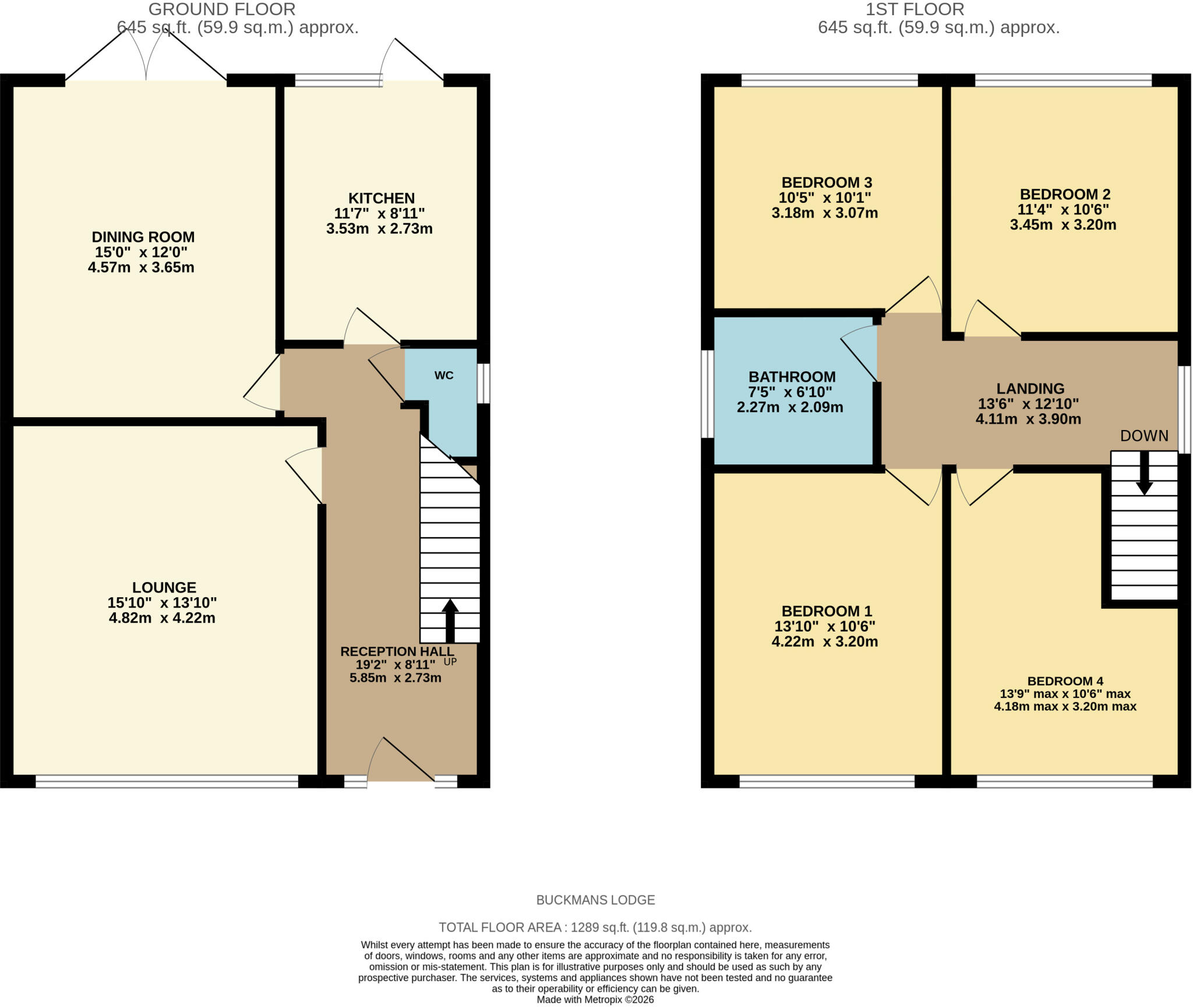 Buckingham Hill Road, Linford, Essex, SS17 floorplan