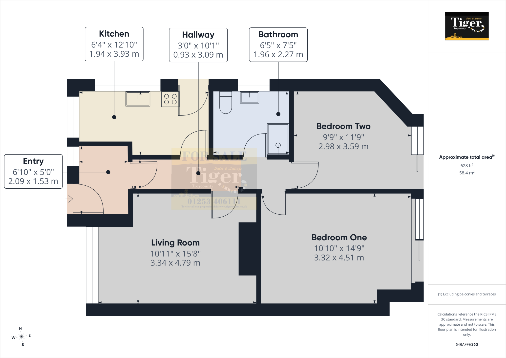 Kinross Crescent, Blackpool floorplan