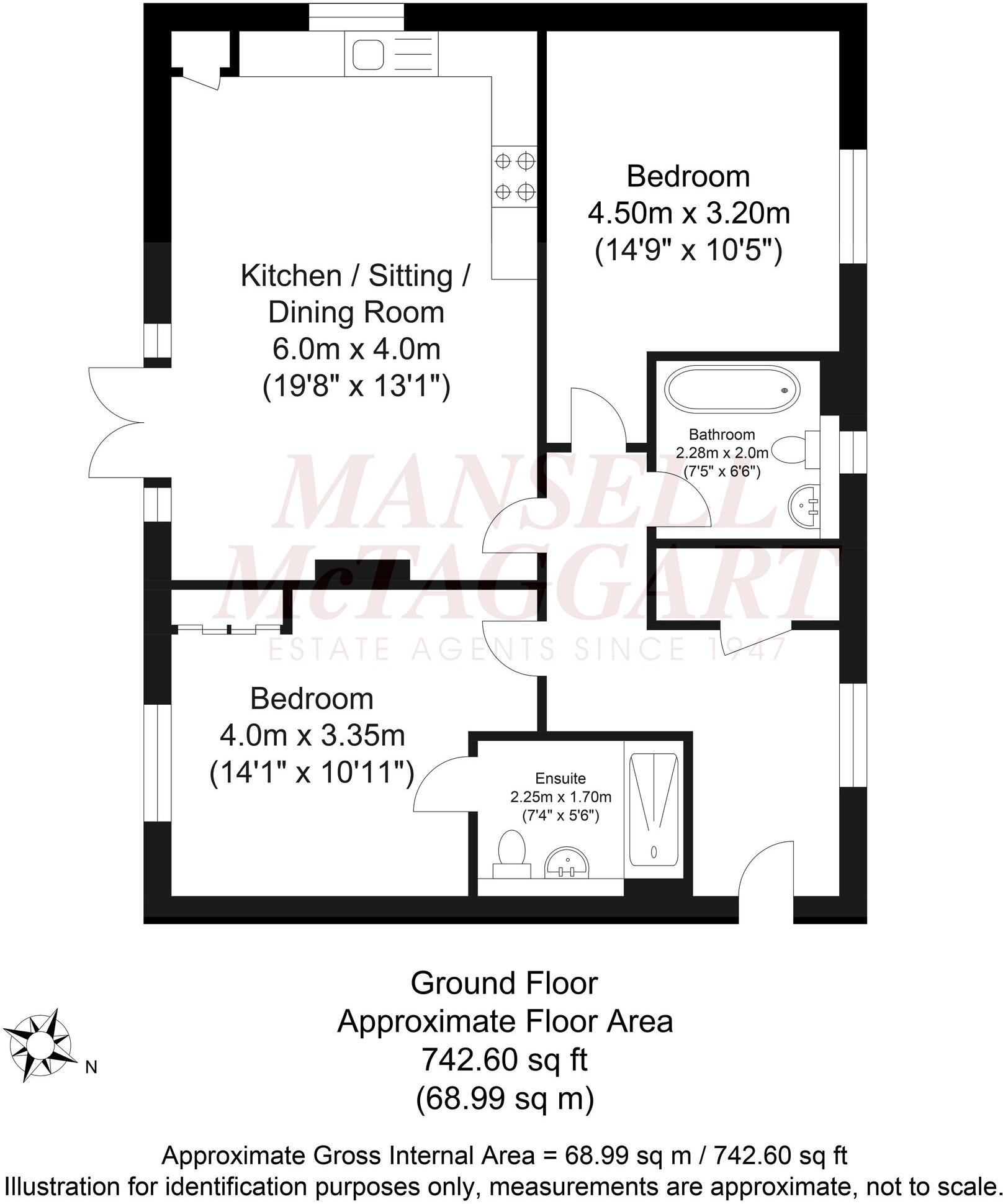 Bricklayer Lane, Faygate, RH12 floorplan