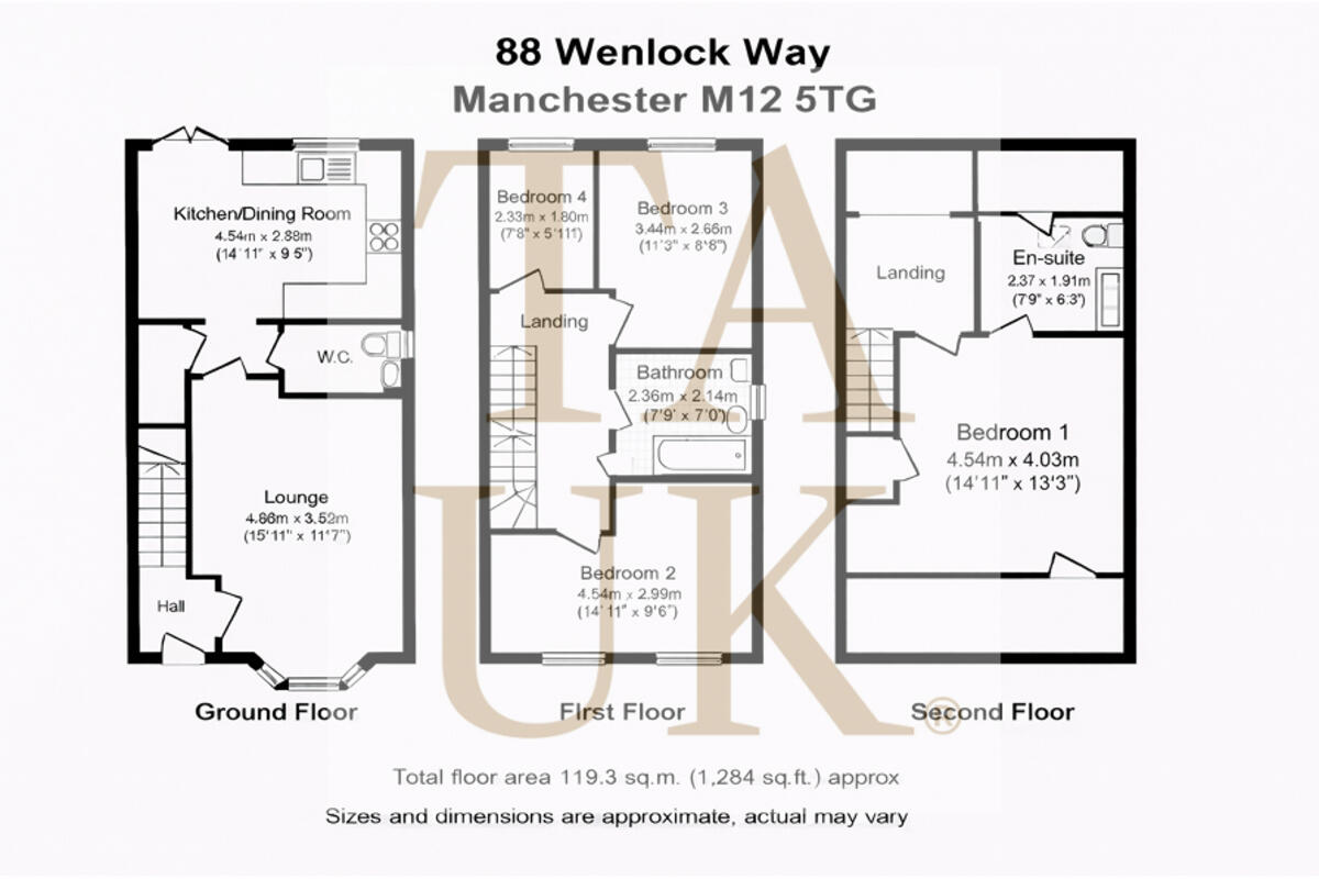 Wenlock Way, Manchester, M12 floorplan
