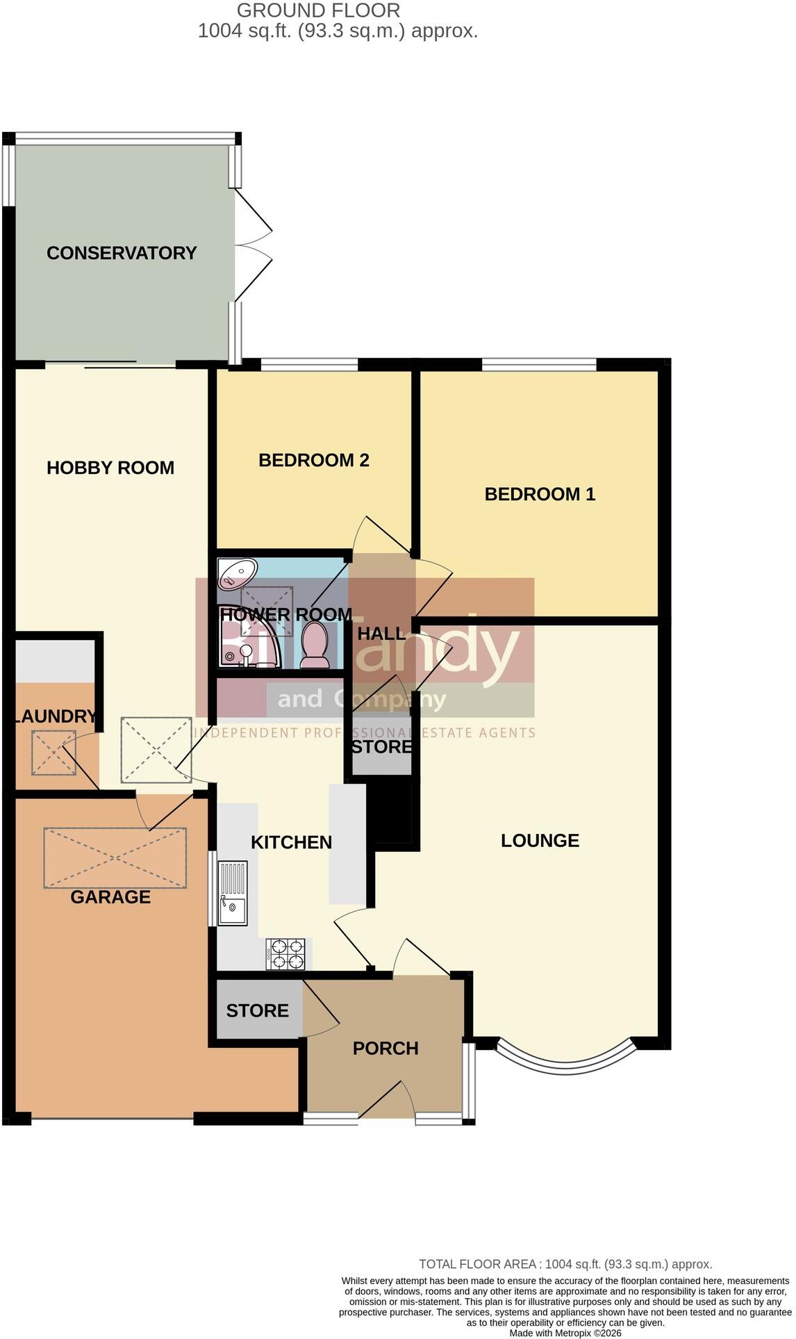 St Luke's Road, Burntwood, WS7 floorplan