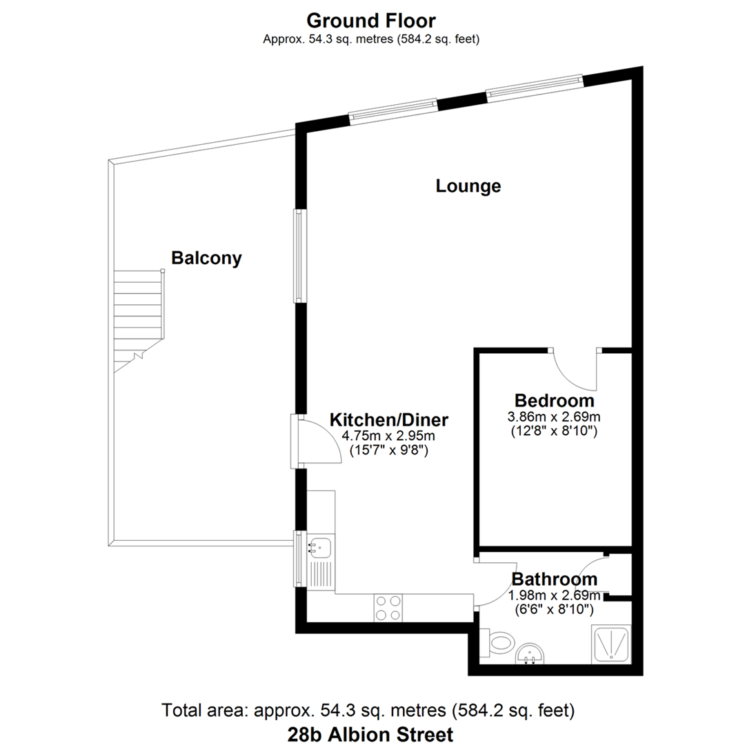 Albion Street, Spalding floorplan