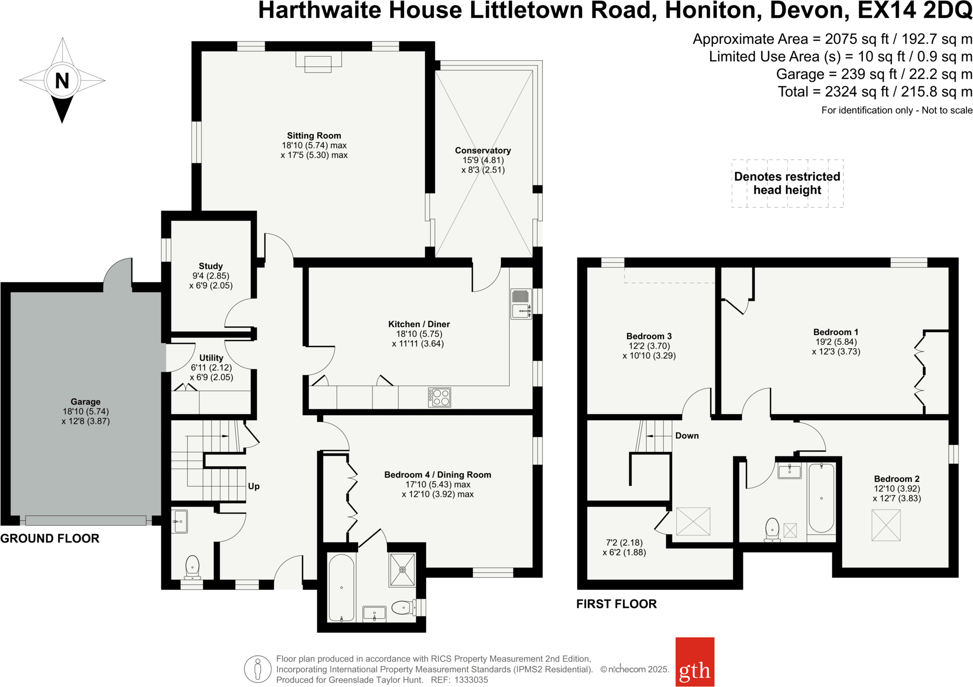 Littletown Road, Honiton, Devon, EX14 floorplan