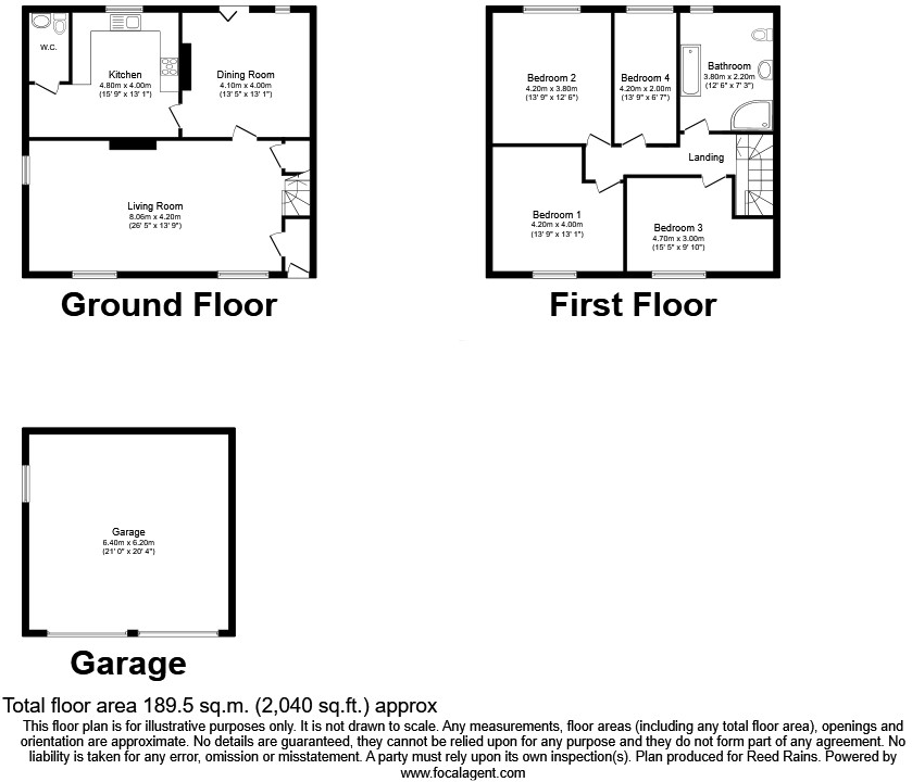 Croft Carr, Todmorden, OL14 floorplan