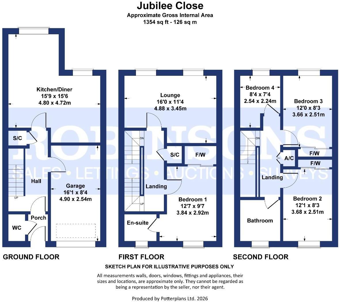 Jubilee Close, Spennymoor floorplan
