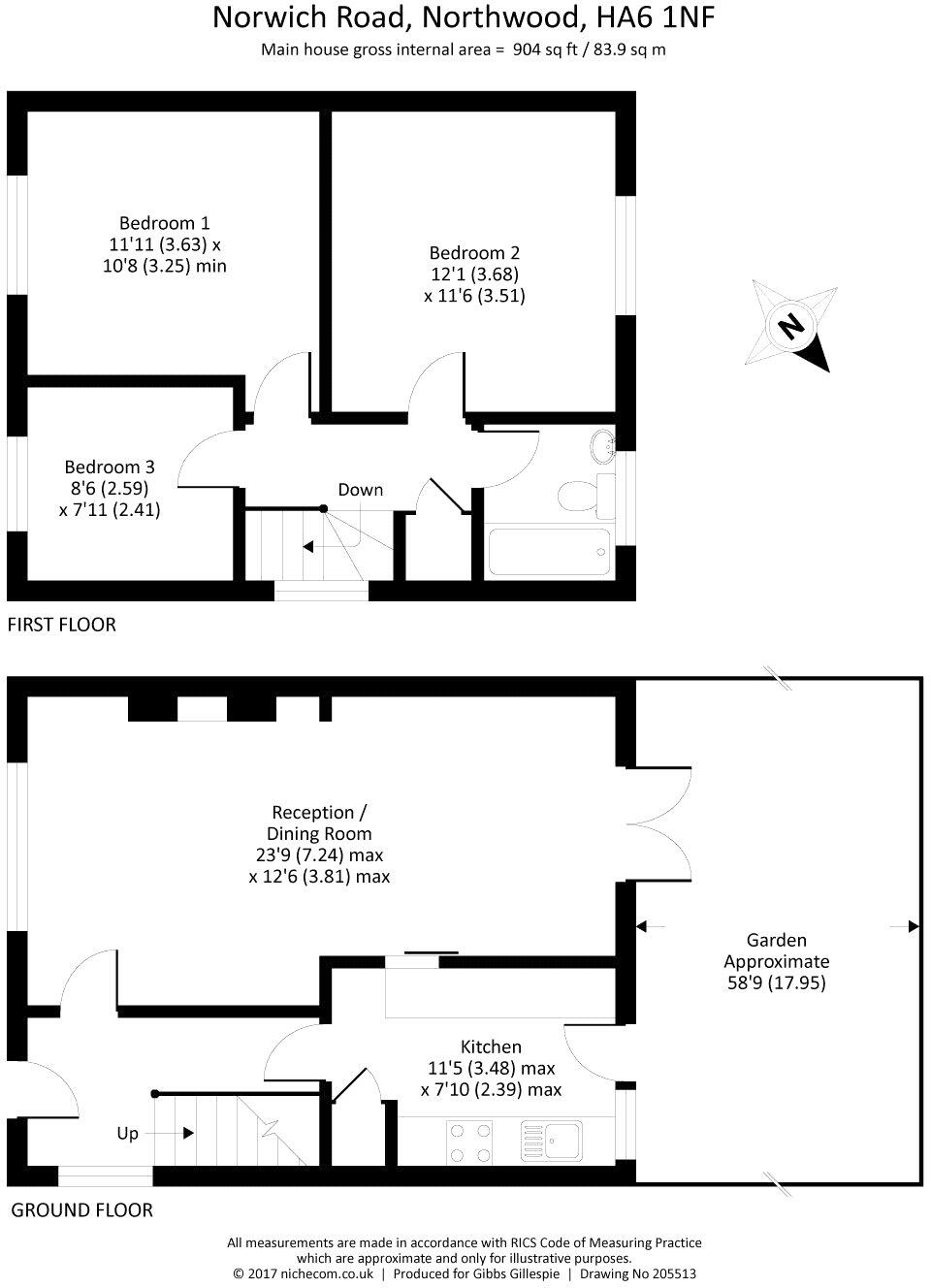 Norwich Road, Northwood, Middlesex floorplan