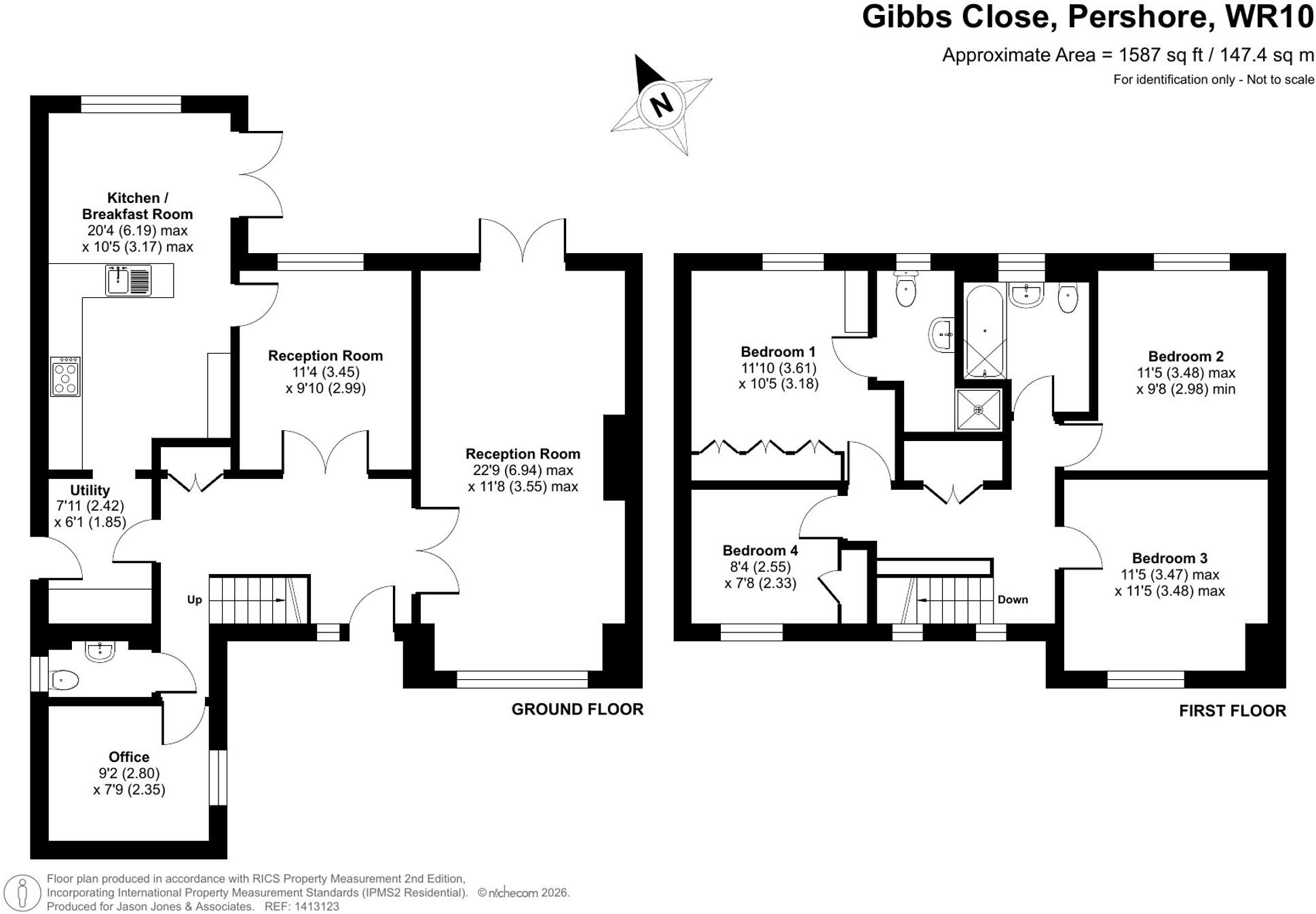 Gibbs Close, Lower Moor, WR10 floorplan