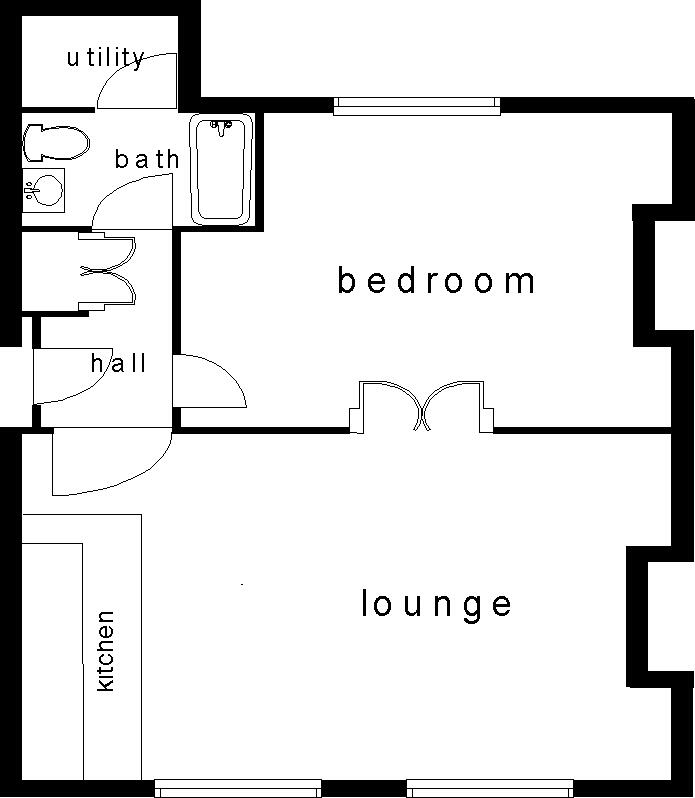 Flat 2, 3 Clarendon Square, Leamington Spa floorplan