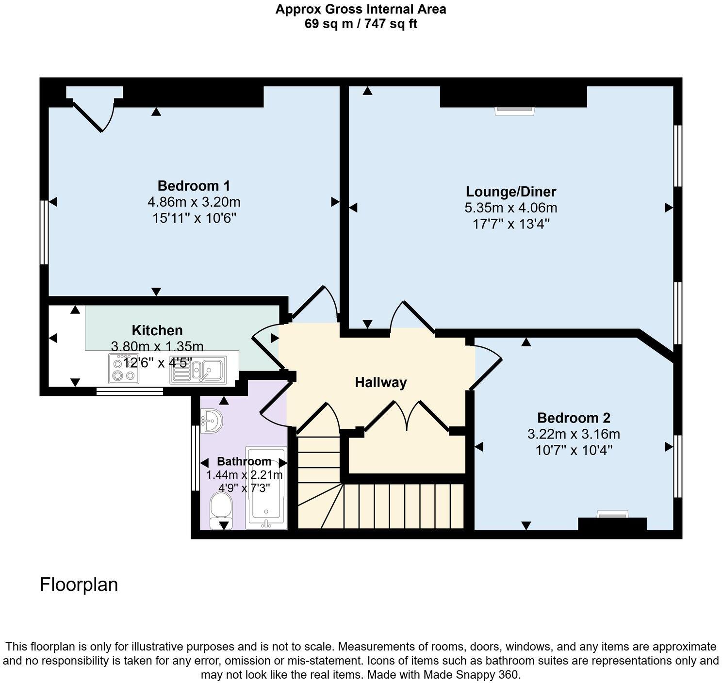 Heene Road, Worthing, BN11 floorplan