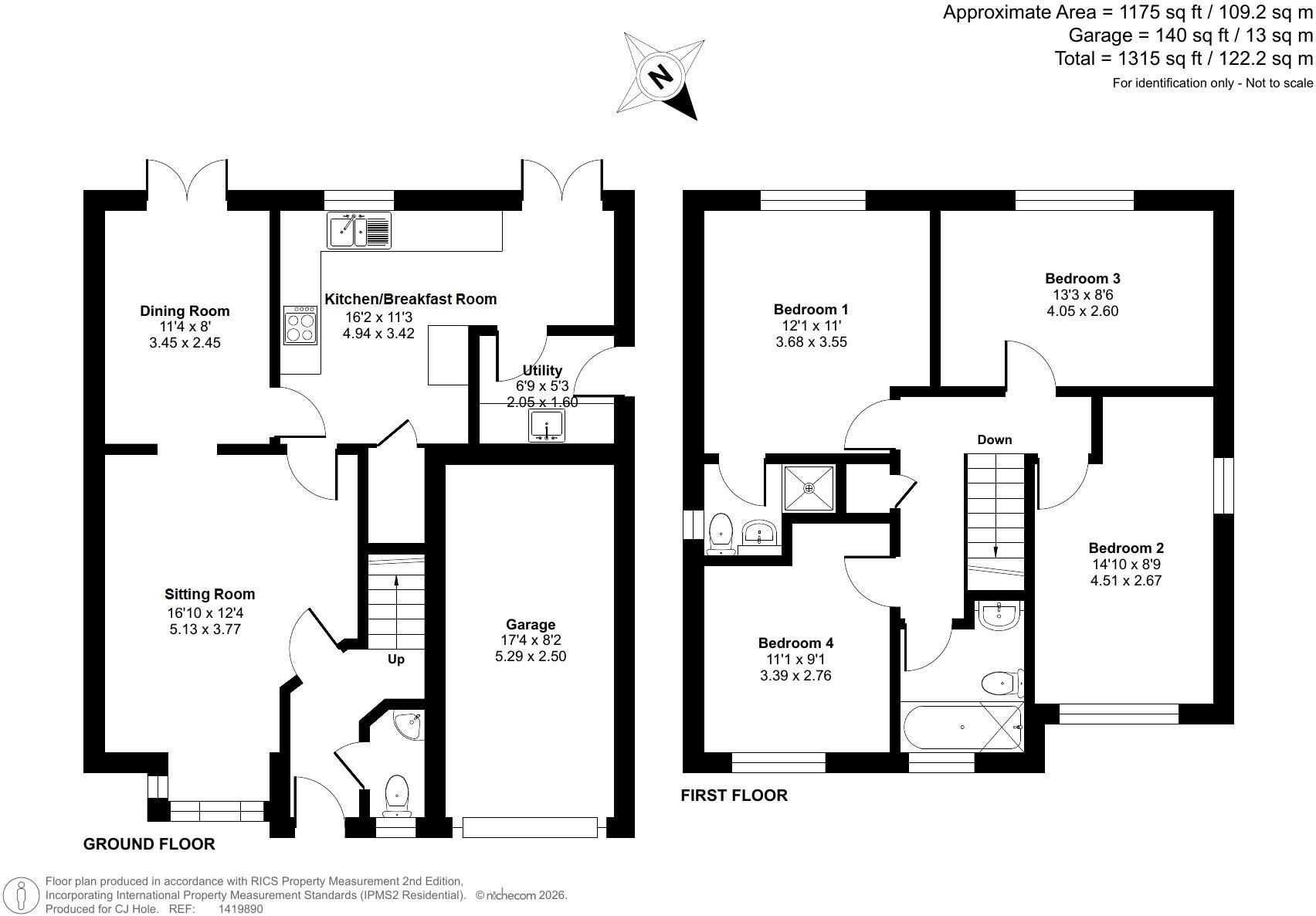 Triscombe Way, Cheltenham, GL51 floorplan