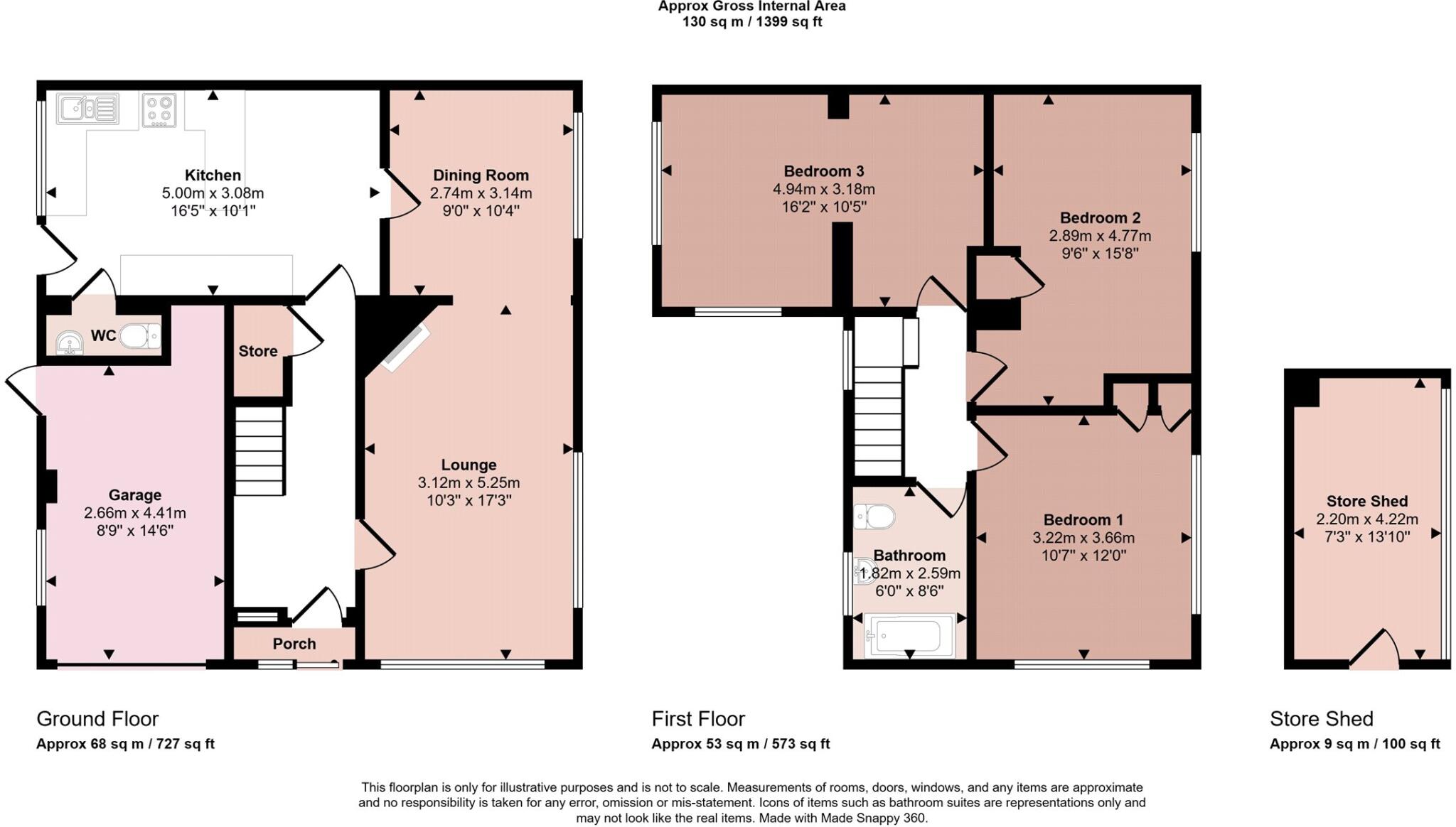 Conway Drive, Melton Mowbray, Leicestershire floorplan