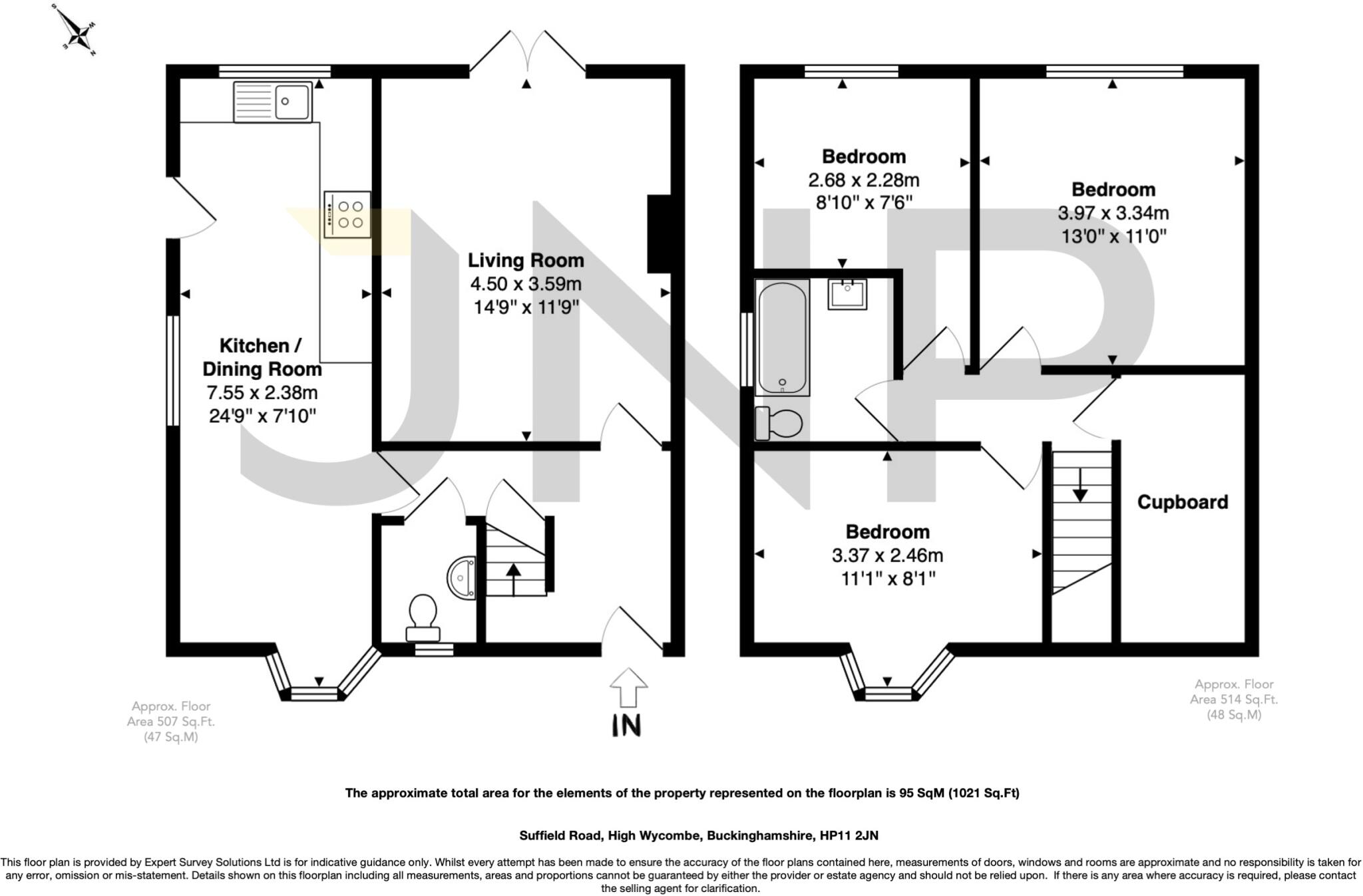 Suffield Road, High Wycombe, Buckinghamshire, HP11 floorplan