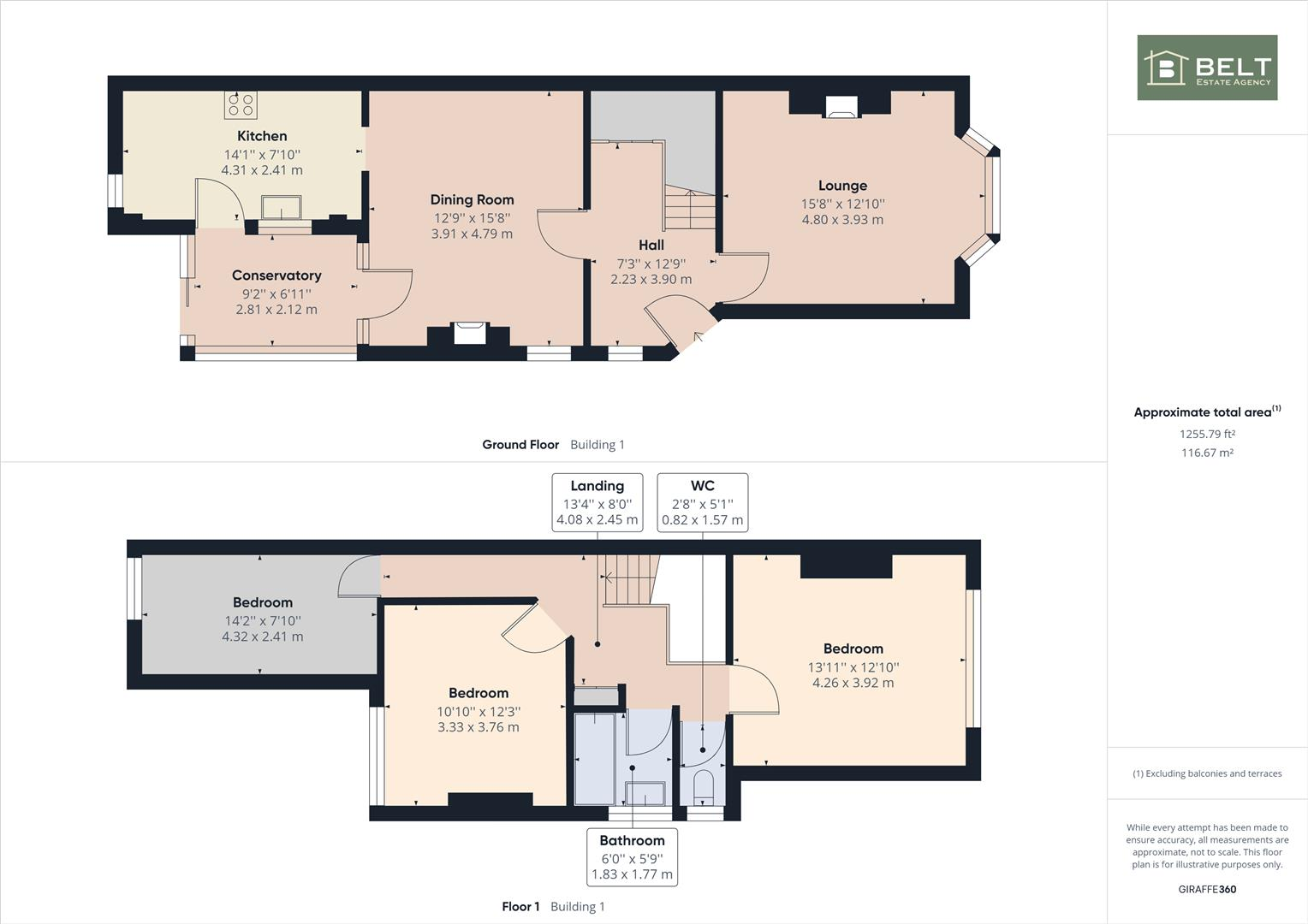 Trafalgar Crescent, Bridlington floorplan