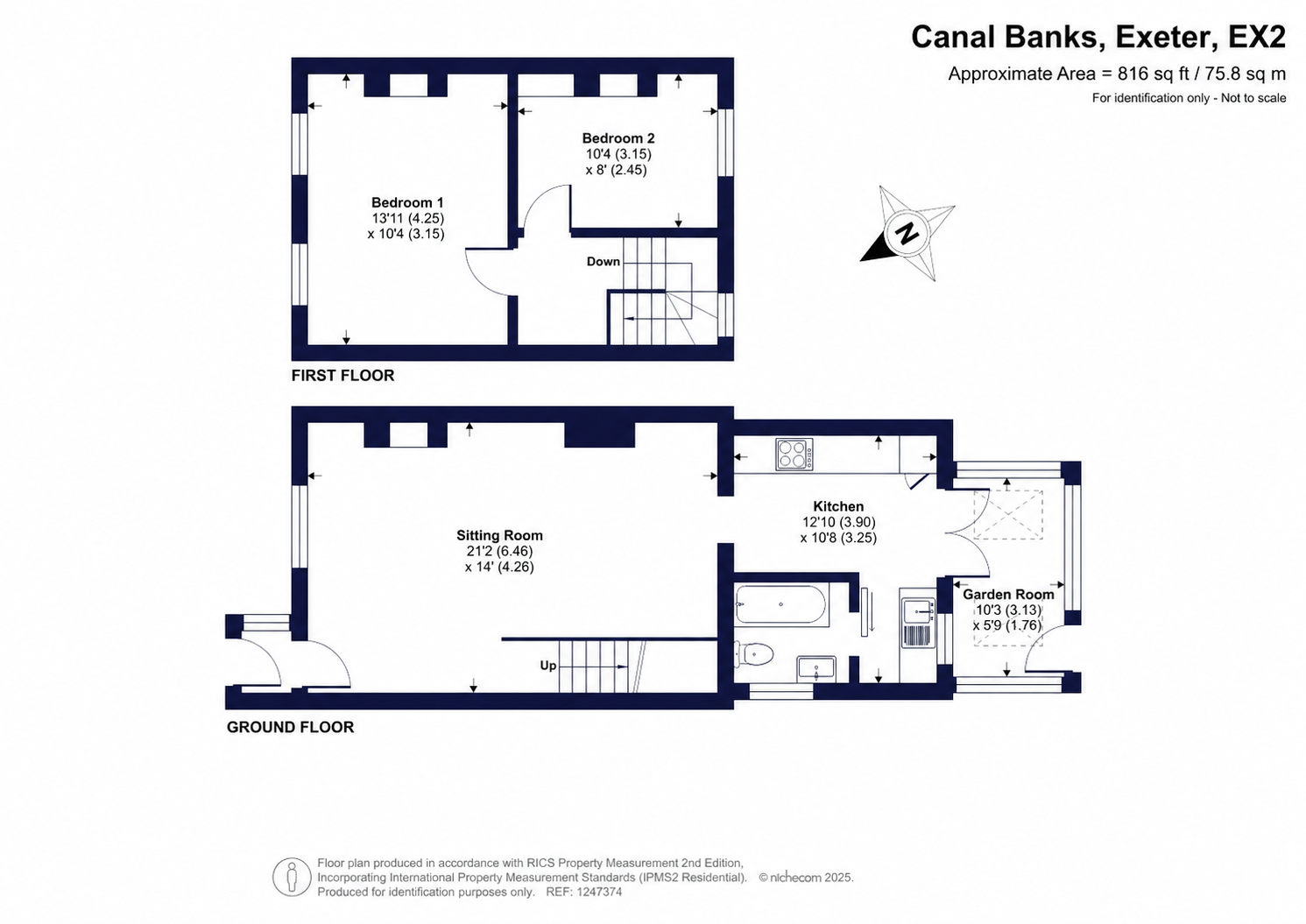 Canal banks, Exeter floorplan