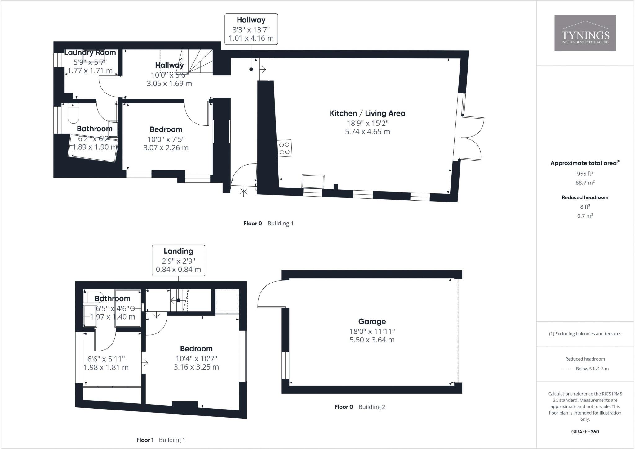 Tyning Road, Combe Down Bath floorplan