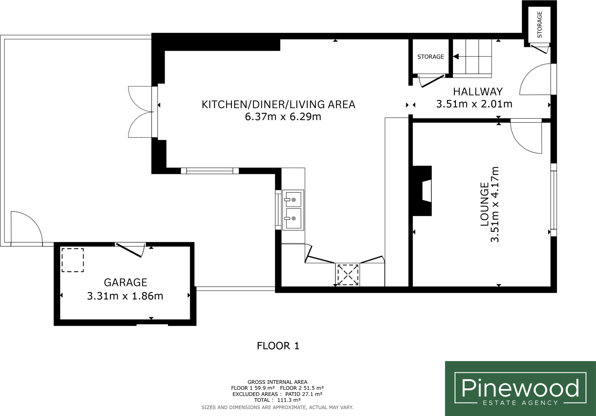 Wellington Road, Broughton, CH4 floorplan
