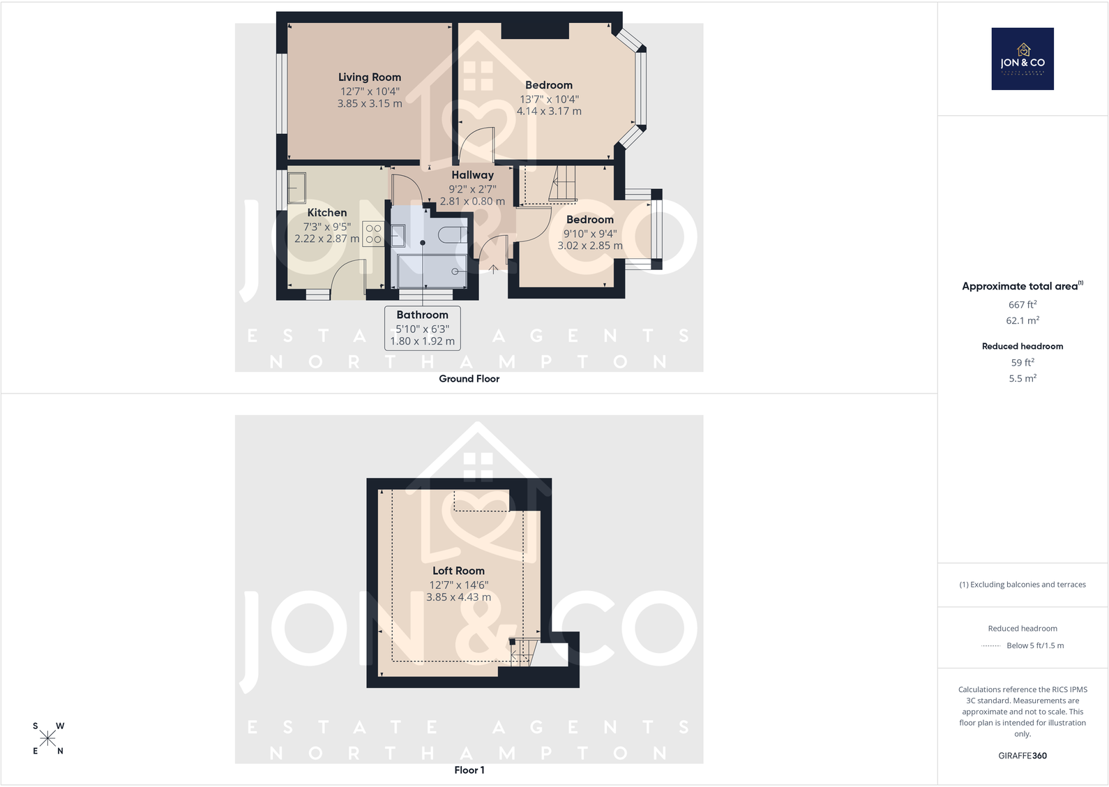 BIbury Crescent | Boothville | NN3 floorplan