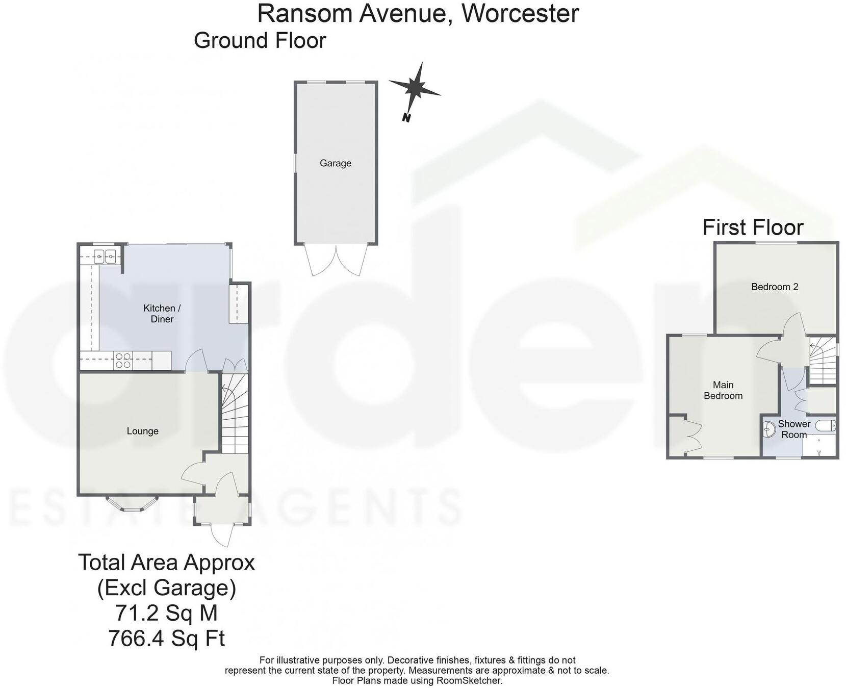 Ransom Avenue, Worcester, WR5 floorplan