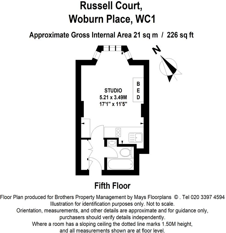 Russell Court, London floorplan