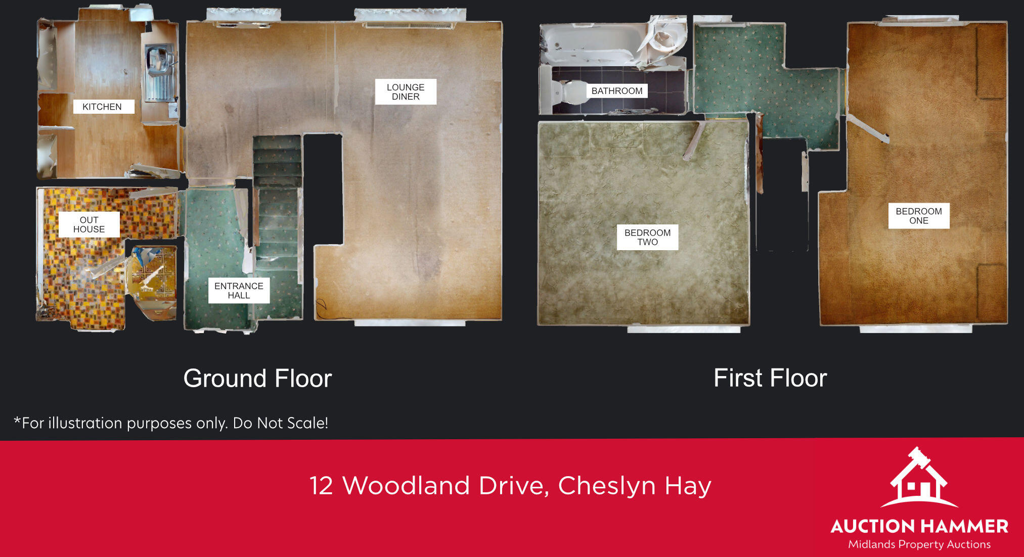 12 Woodland Drive, Cheslyn Hay, Cannock, Staffordshire WS6 7EW floorplan