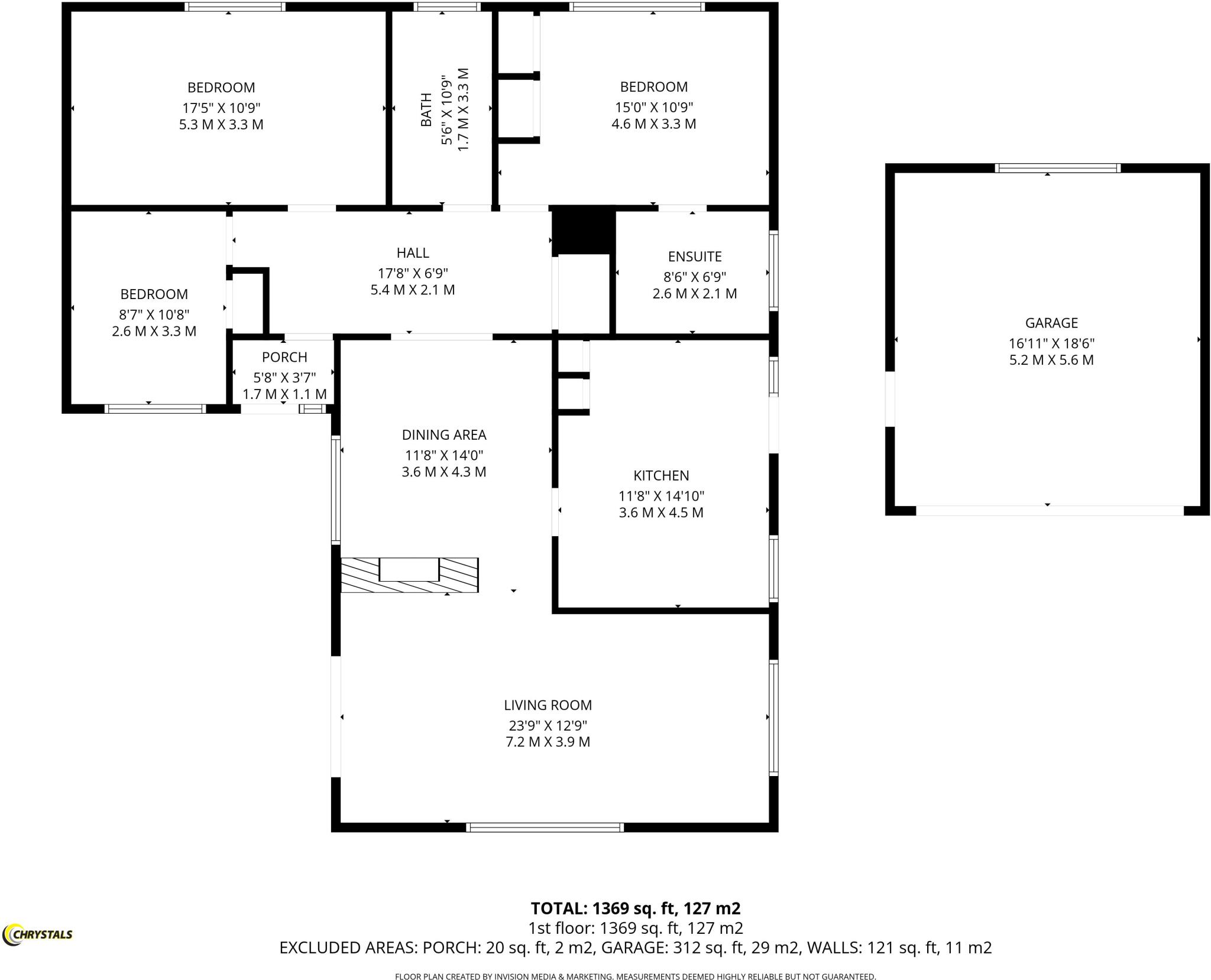 Flossmoor, 13 Thornhill Park, Ramsey floorplan