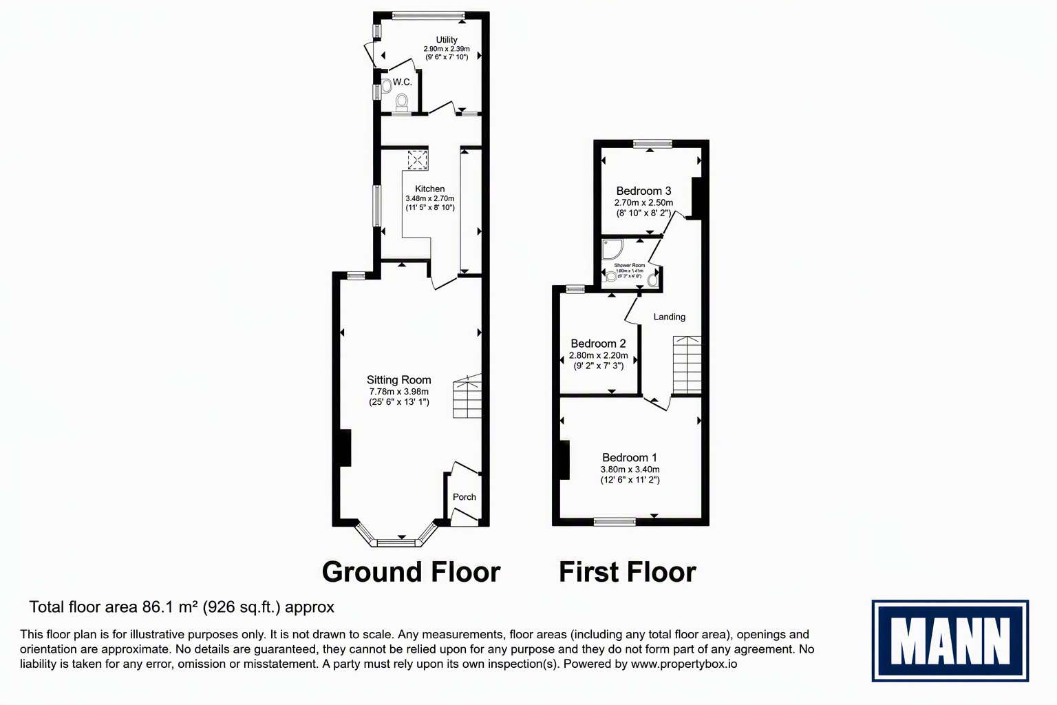 Weston Avenue, Southsea, Hampshire, PO4 floorplan