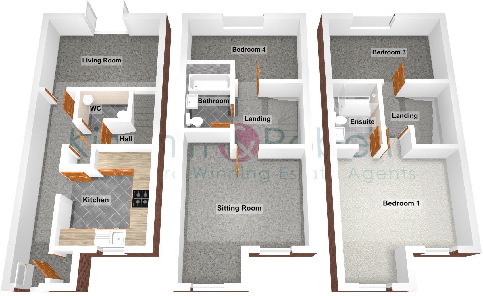 Kestrel Close, Easington Lane, Houghton le Spring, Tyne and Wear, DH5 0GL floorplan