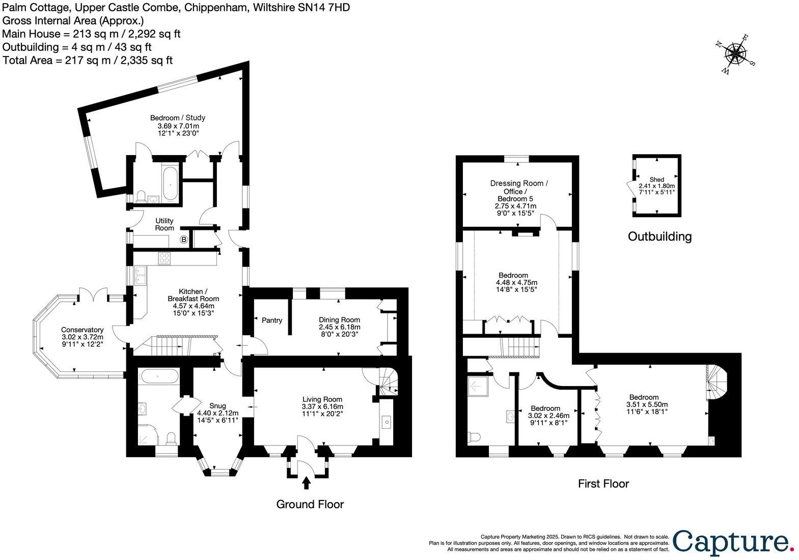 Upper Castle Combe floorplan