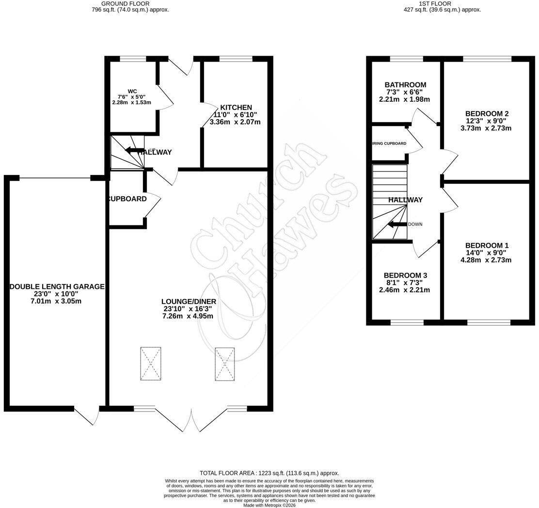 Liberty Way, Runwell, Wickford floorplan
