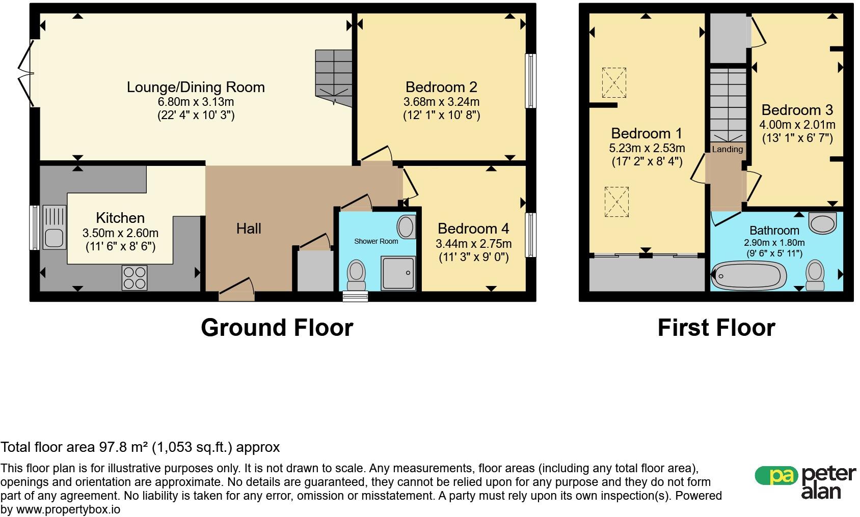 Jasmine Drive, St. Mellons, Cardiff floorplan