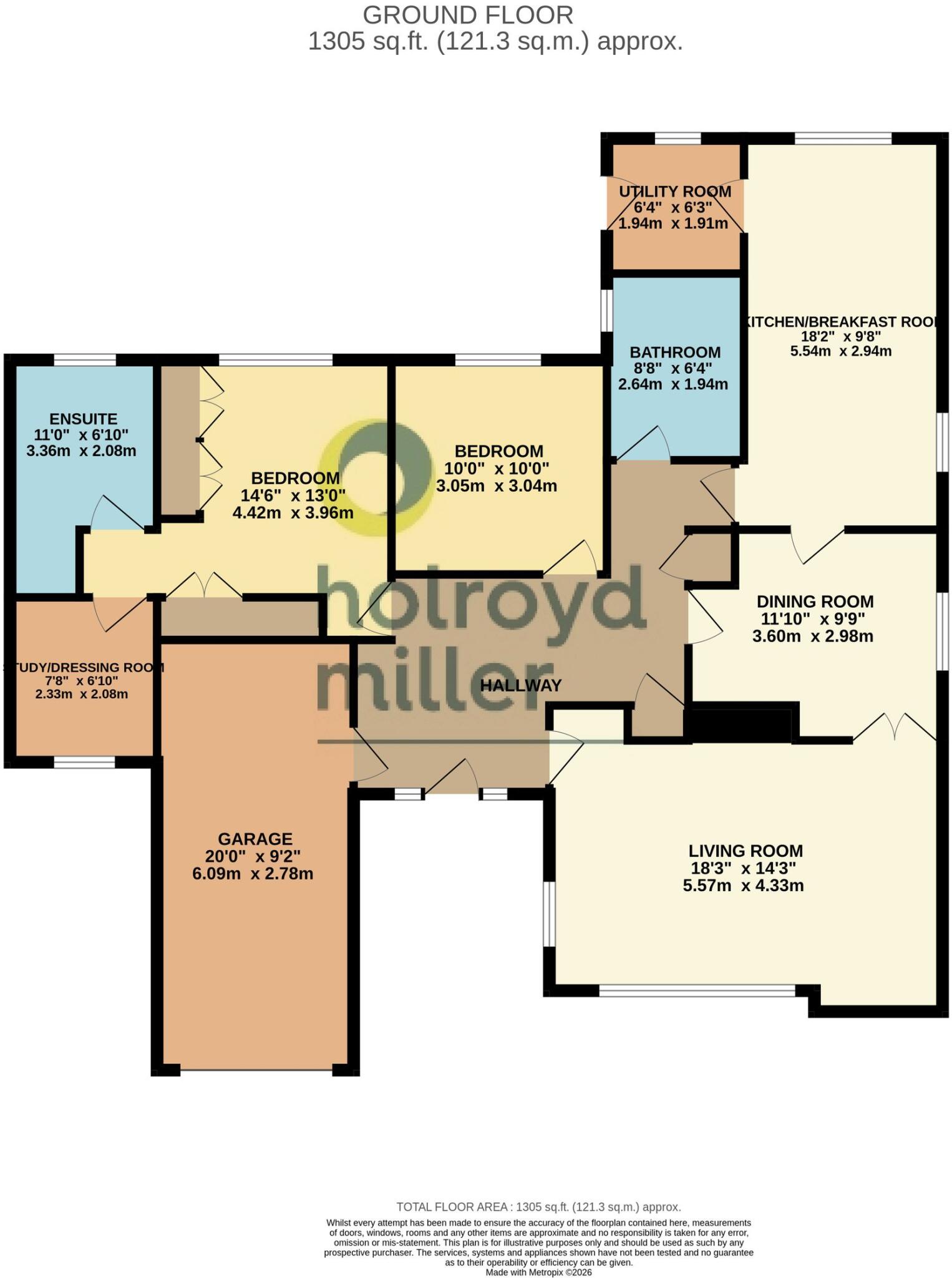 Pledwick Rise, Wakefield, WF2 floorplan