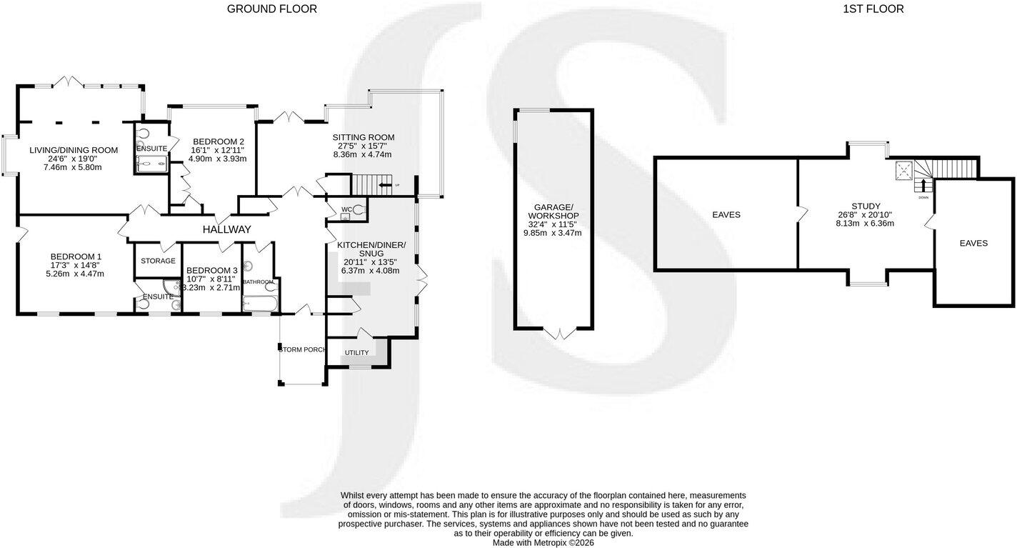 Furze Road, High Salvington, Worthing BN13 3BP floorplan