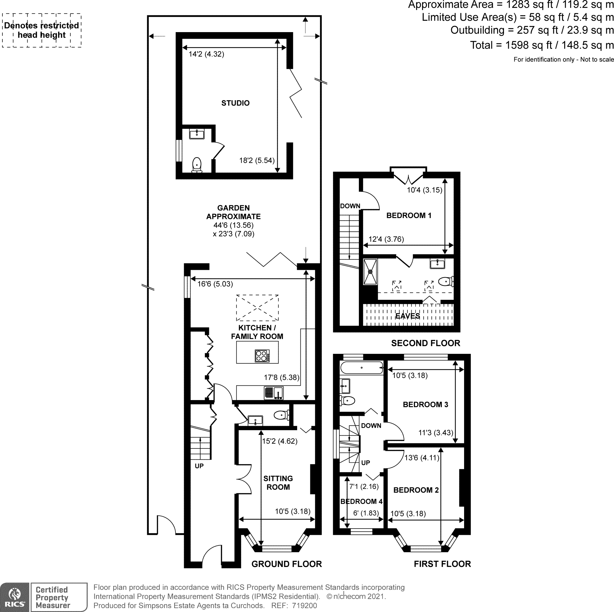 Melrose Gardens, Hersham, KT12 floorplan