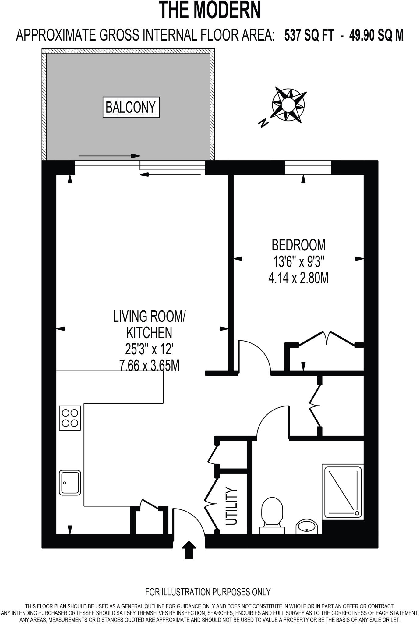 The Modern, Viaduct Gardens, SW11 floorplan