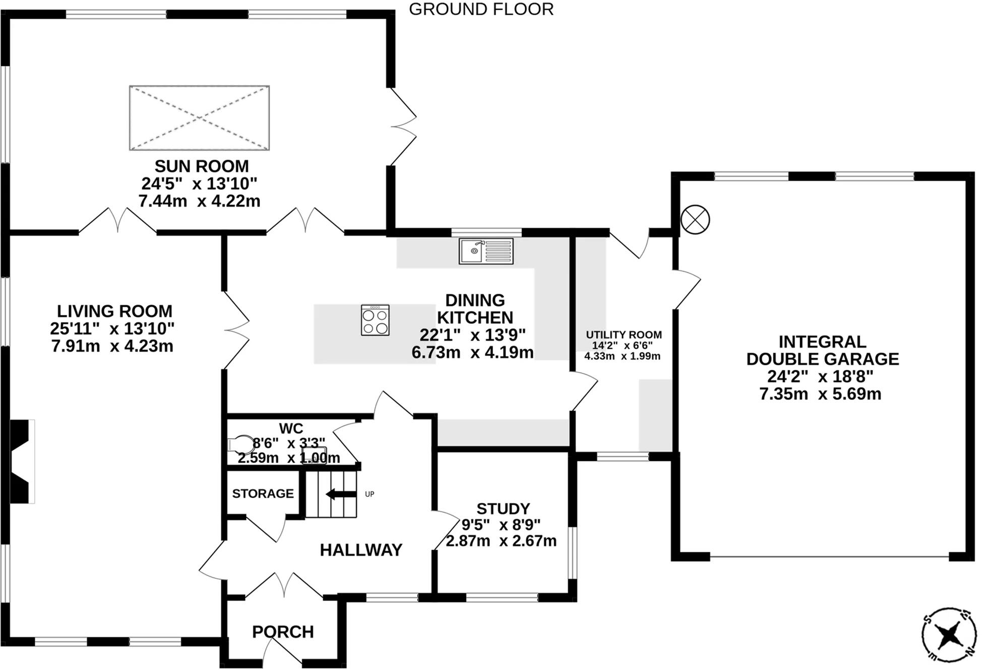 19, River Walk, Douglas floorplan