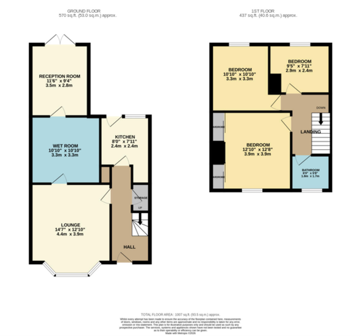 St. Michaels Road, Reading, RG30 floorplan