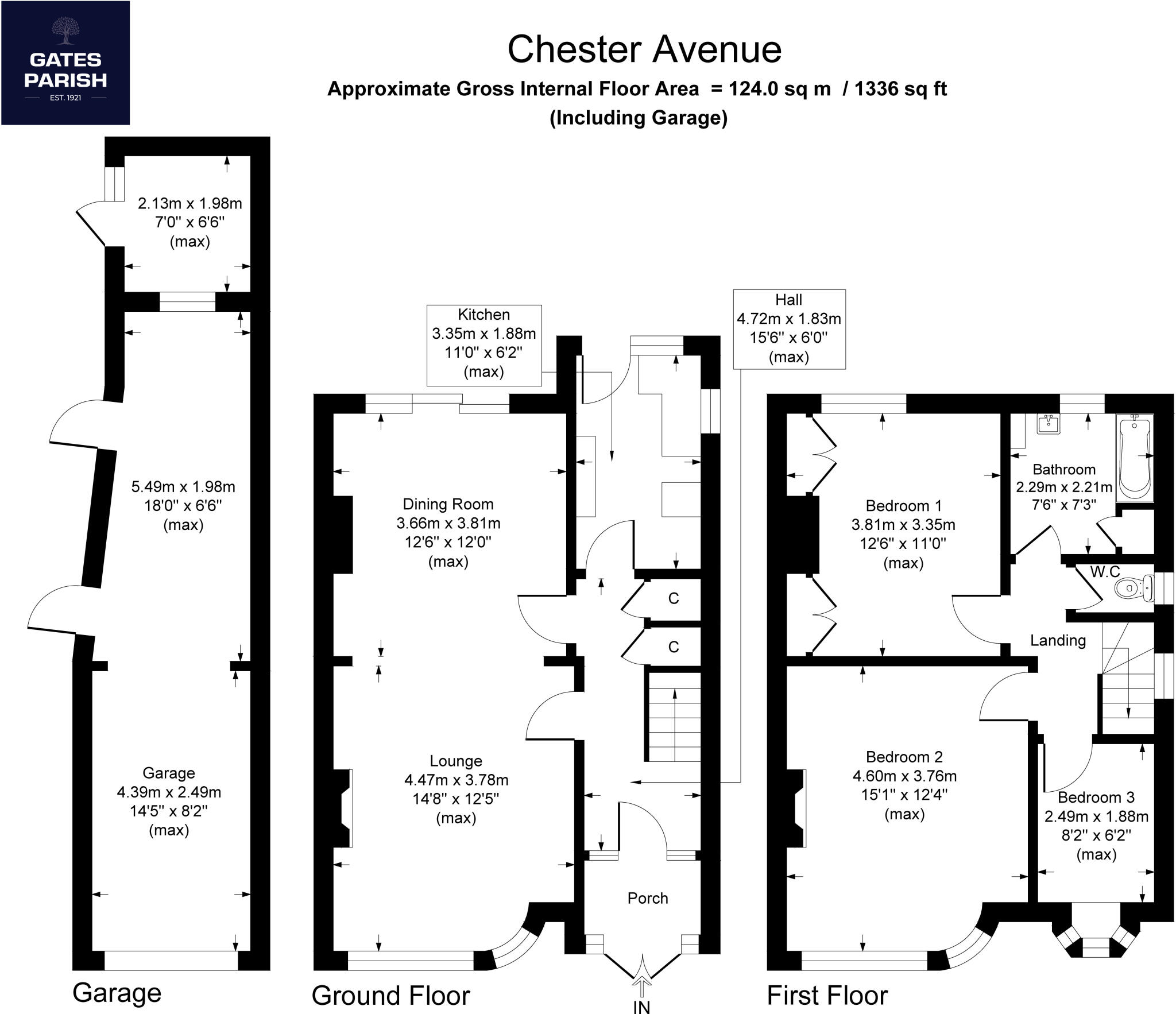Chester Avenue, Upminster, RM14 floorplan