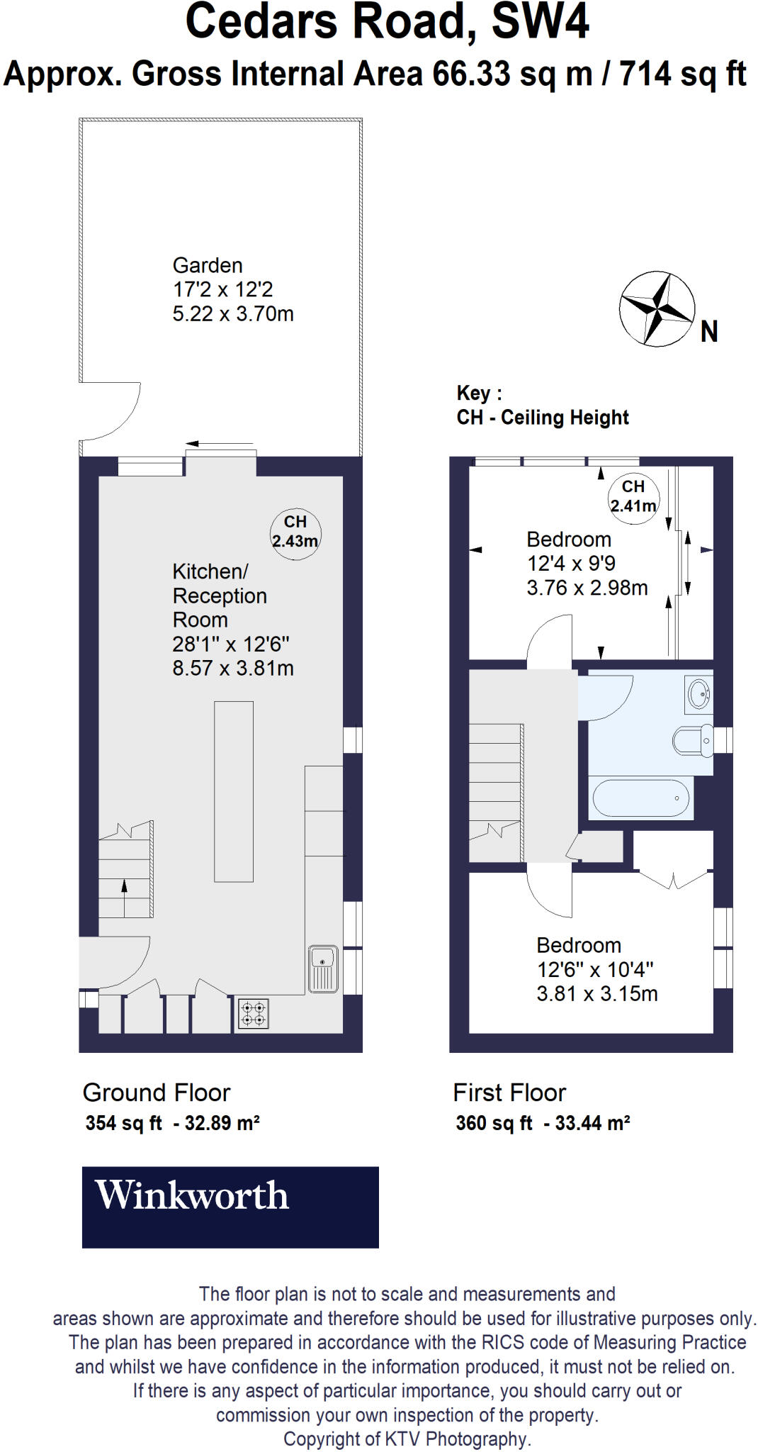 Cedars Road, London, SW4 floorplan