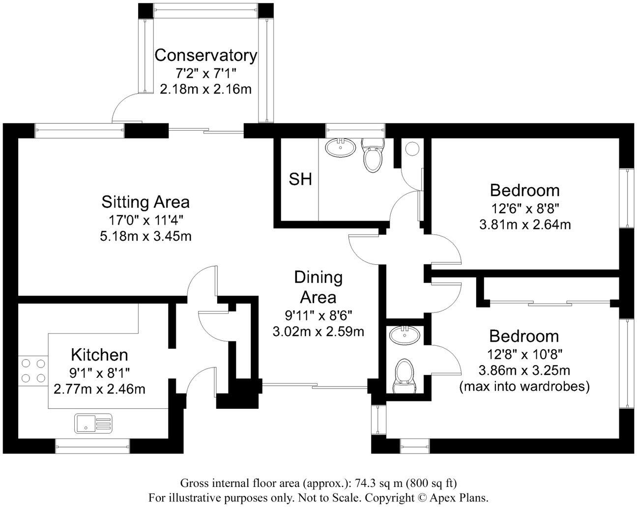 Wetherby ~ Kings Meadow Drive, LS22 floorplan