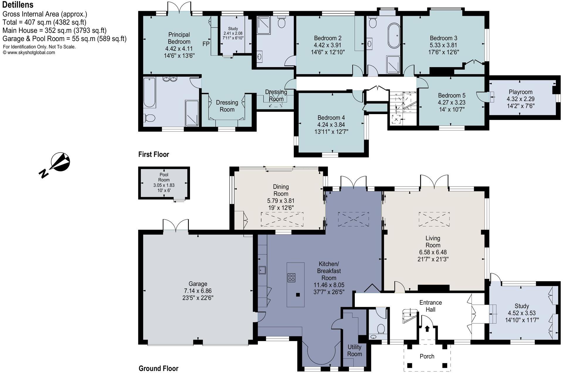 Detillens Lane, Oxted, RH8 floorplan