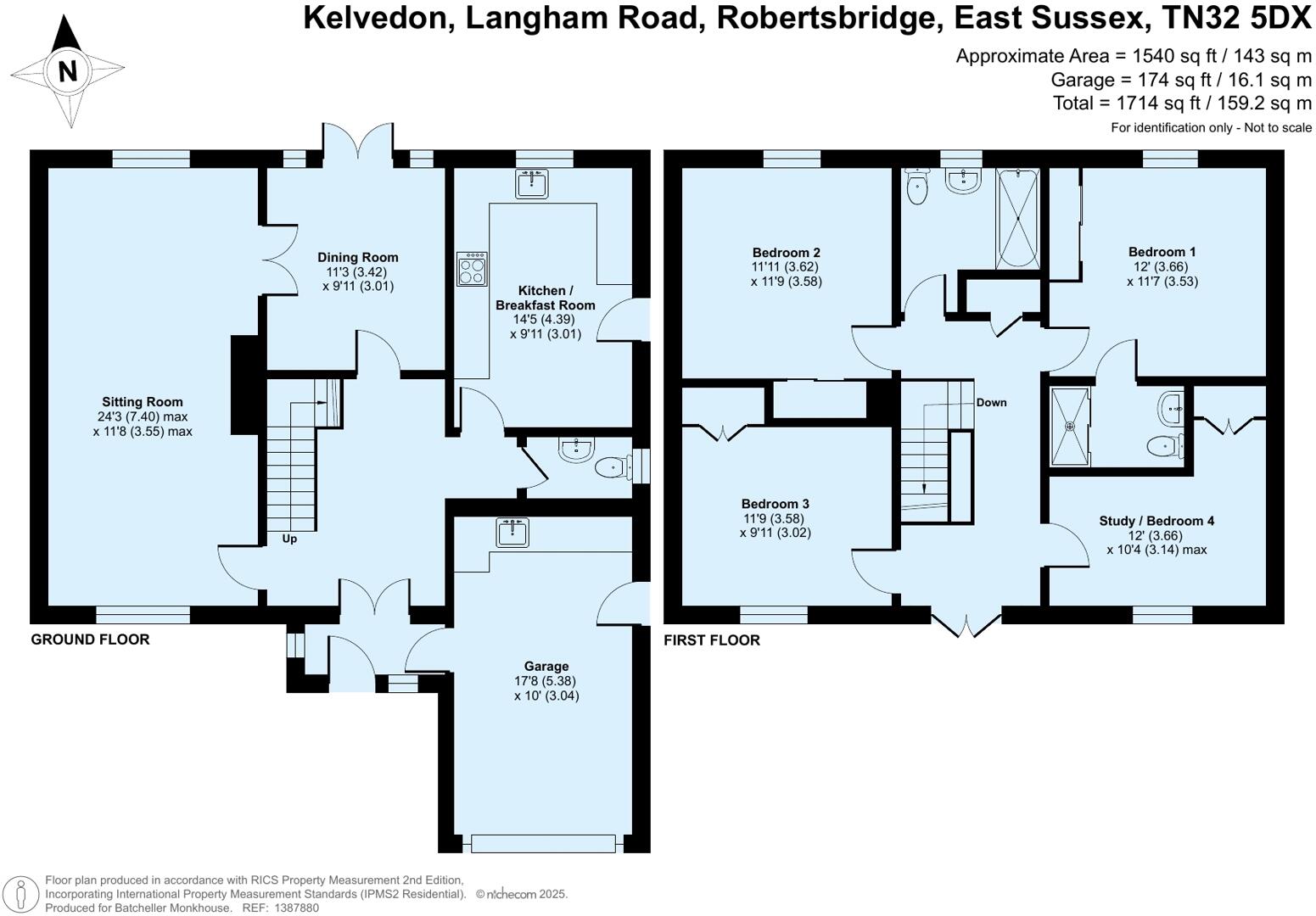 Langham Road, Robertsbridge floorplan