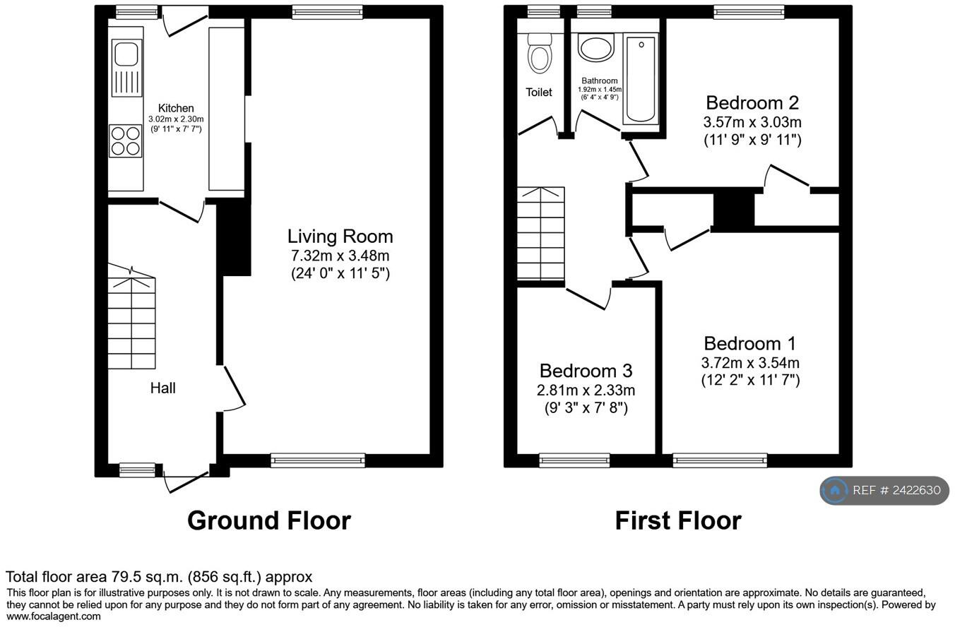 Fludyer Street, London, SE13 floorplan