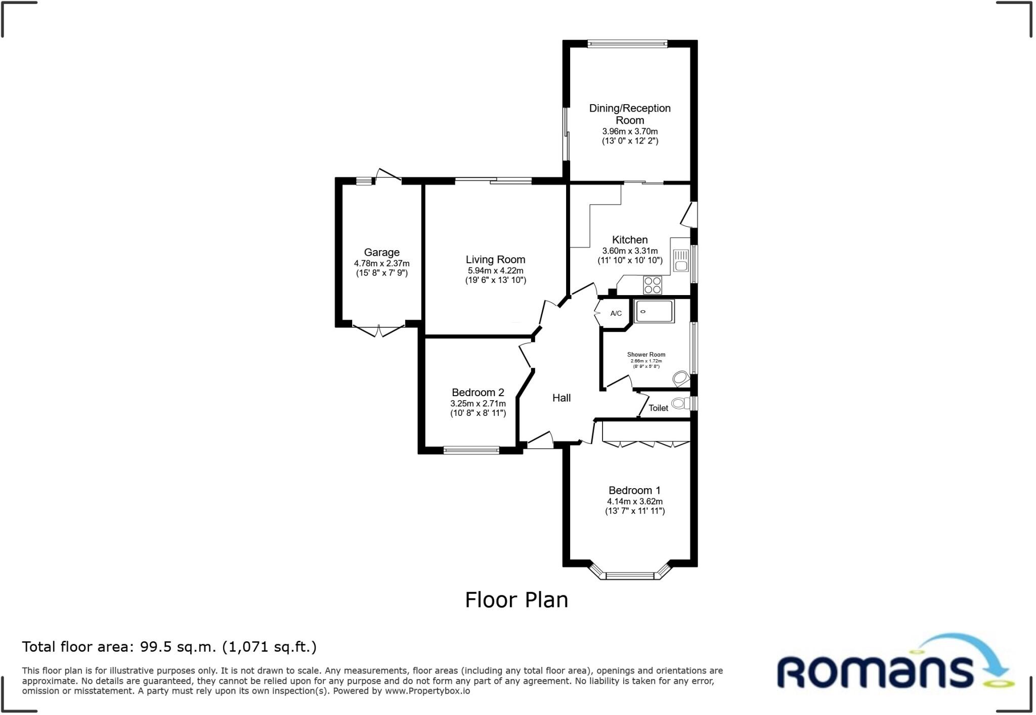 Broom Acres, Sandhurst, Berkshire floorplan