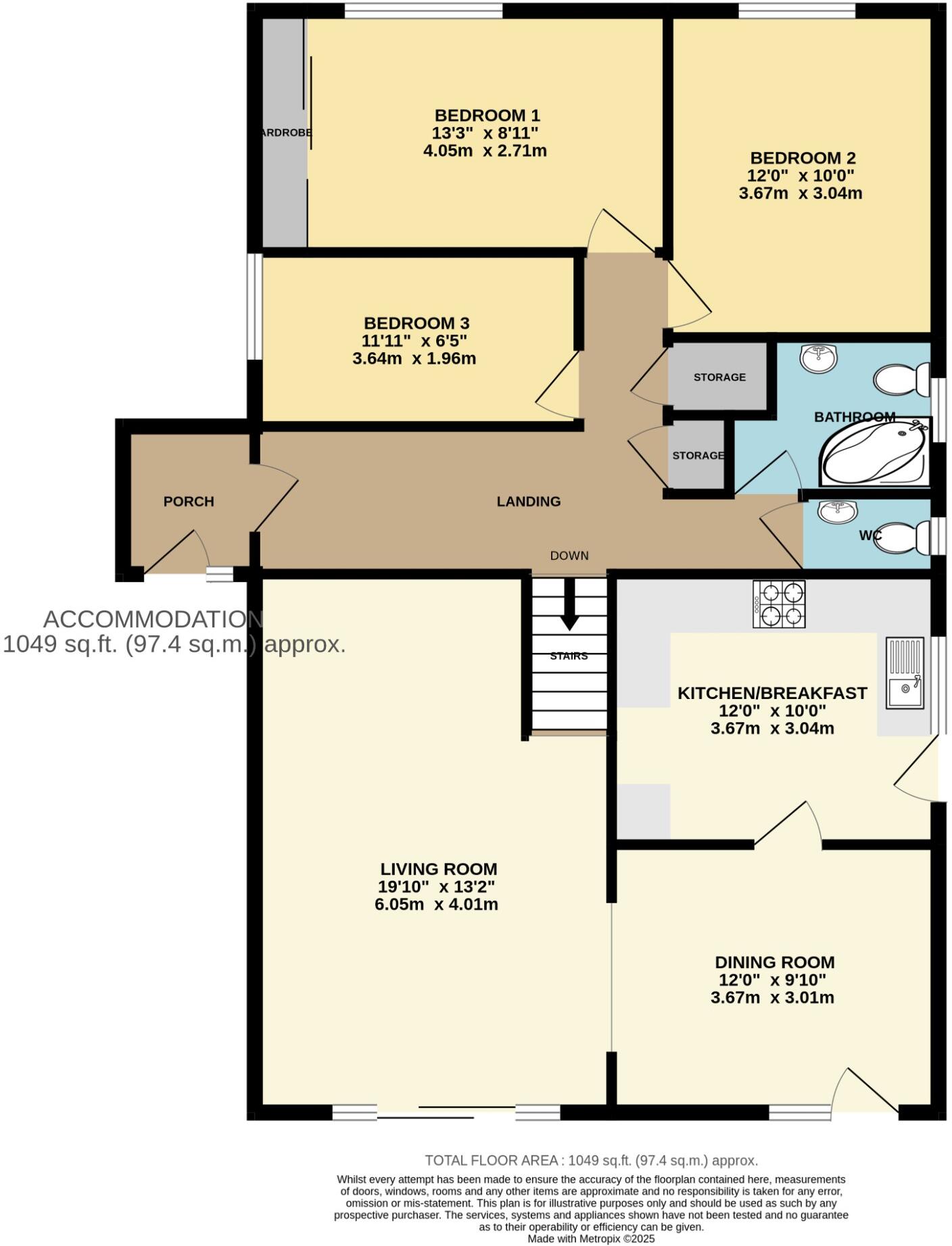 Chestnut Hill, Leighton Buzzard, Bedfordshire floorplan