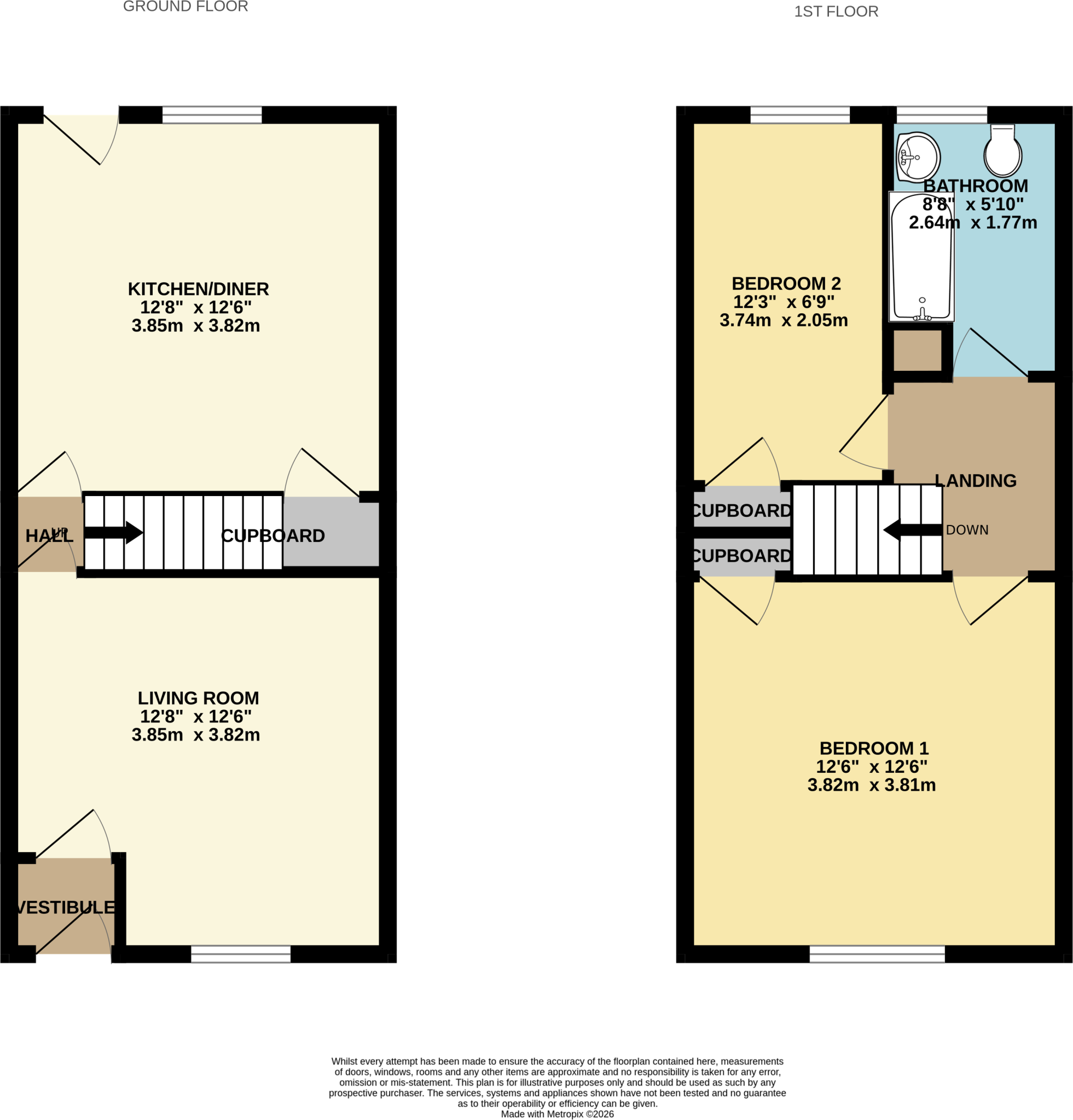 Fairfield Road, Droylsden floorplan