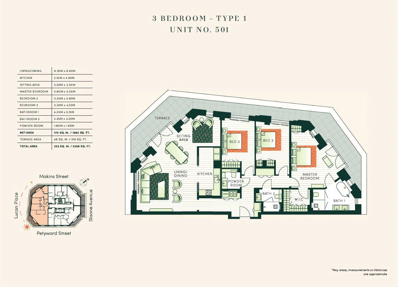 Lucan Place, Chelsea, London, SW3 floorplan