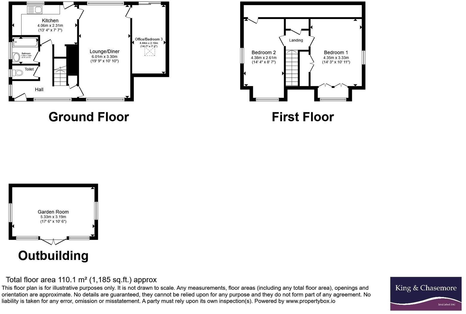 Lustrells Vale, Saltdean, Brighton, East Sussex, BN2 floorplan