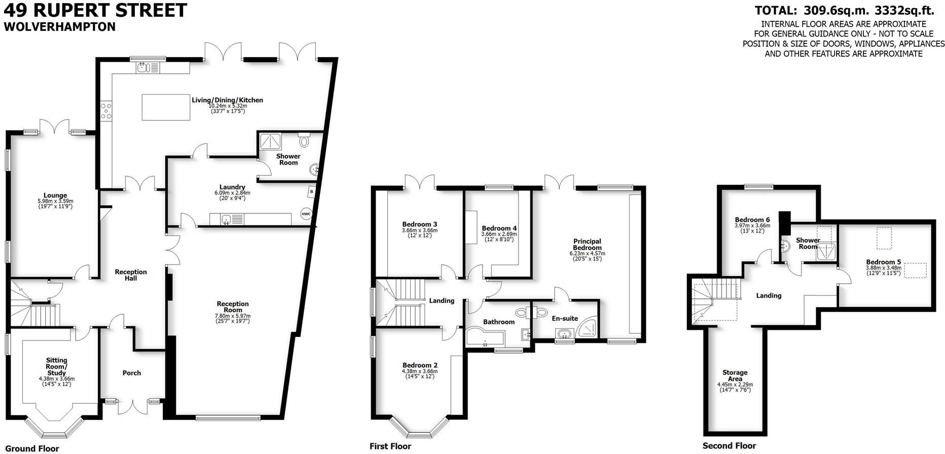 49 Rupert Street, Wolverhampton, WV3 9NR floorplan