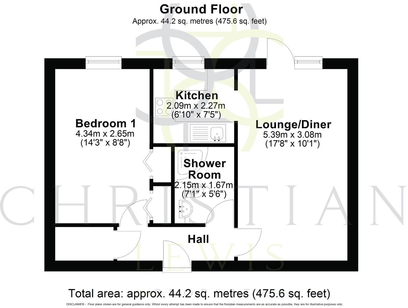St. Marys Road, Evesham floorplan